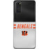 NFL Cincinnati Bengals White Striped Galaxy S20 Skin