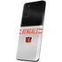 NFL Cincinnati Bengals White Striped Galaxy S20 Skin