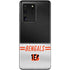 NFL Cincinnati Bengals White Striped Galaxy S20 Ultra 5G Skin