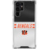 NFL Cincinnati Bengals White Striped Galaxy S23 Ultra Clear Case