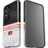 NFL Cincinnati Bengals White Striped Galaxy S25 Impact Case