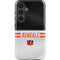 NFL Cincinnati Bengals White Striped Galaxy S25 Plus Impact Case