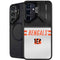 NFL Cincinnati Bengals White Striped Galaxy S25 Plus Kickstand Case