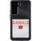 NFL Cincinnati Bengals White Striped Galaxy S24 Plus Waterproof Case