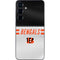NFL Cincinnati Bengals White Striped Galaxy S25 Skin