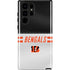 NFL Cincinnati Bengals White Striped Galaxy S25 Ultra Impact Case