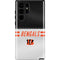 NFL Cincinnati Bengals White Striped Galaxy Cases