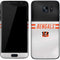 NFL Cincinnati Bengals White Striped Galaxy S7 Skin