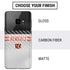 NFL Cincinnati Bengals White Striped Galaxy S9 Skin