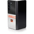 NFL Cincinnati Bengals White Striped Galaxy Z Fold5 5G Skin