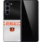 NFL Cincinnati Bengals White Striped Galaxy Z Fold5 5G Skin