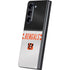 NFL Cincinnati Bengals White Striped Galaxy Z Fold5 5G Skin