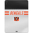 NFL Cincinnati Bengals White Striped Apple iPad Air Skin