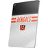 NFL Cincinnati Bengals White Striped Apple iPad Air Skin