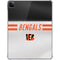 NFL Cincinnati Bengals White Striped iPad Pro 11in (2024) Clear Case