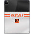 NFL Cincinnati Bengals White Striped iPad Pro 11in (2024) Clear Case
