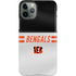 NFL Cincinnati Bengals White Striped iPhone 11 Pro Lite Case