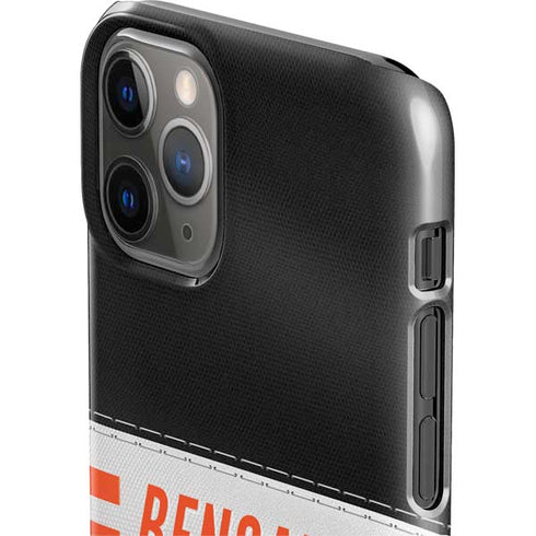 NFL Cincinnati Bengals White Striped iPhone 11 Pro Lite Case