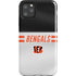 NFL Cincinnati Bengals White Striped iPhone 11 Pro Max Impact Case