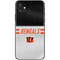 NFL Cincinnati Bengals White Striped iPhone 11 Skin