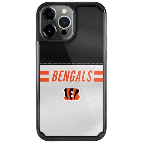 NFL Cincinnati Bengals White Striped iPhone Cases