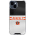 NFL Cincinnati Bengals White Striped iPhone 15 Clear Case