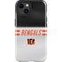 NFL Cincinnati Bengals White Striped iPhone 15 Impact Case