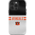 NFL Cincinnati Bengals White Striped iPhone 15 Pro Impact Case