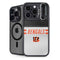 NFL Cincinnati Bengals White Striped iPhone 15 Pro Max Kickstand Case