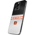 NFL Cincinnati Bengals White Striped iPhone 15 Pro Max Skin