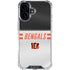 NFL Cincinnati Bengals White Striped iPhone 16 Clear Case