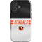 NFL Cincinnati Bengals White Striped iPhone 16 Impact Case
