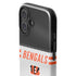 NFL Cincinnati Bengals White Striped iPhone 16 Plus Impact Case