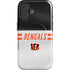 NFL Cincinnati Bengals White Striped iPhone 16 Plus Magsafe Impact Case