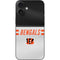 NFL Cincinnati Bengals White Striped iPhone 16 Plus Skin
