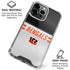NFL Cincinnati Bengals White Striped iPhone 16 Pro Clear Case