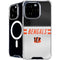 NFL Cincinnati Bengals White Striped iPhone 16 Pro MagSafe Case