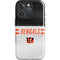 NFL Cincinnati Bengals White Striped iPhone 16 Pro Magsafe Impact Case