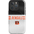 NFL Cincinnati Bengals White Striped iPhone 16 Pro Magsafe Impact Case