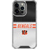 NFL Cincinnati Bengals White Striped iPhone 16 Pro Max Clear Case
