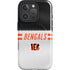 NFL Cincinnati Bengals White Striped iPhone 16 Pro Max Magsafe Impact Case