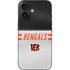 NFL Cincinnati Bengals White Striped iPhone 16 Skin