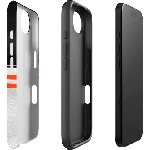 NFL Cincinnati Bengals White Striped iPhone 16e Impact Case
