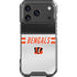 NFL Cincinnati Bengals White Striped iPhone 18 Pro Clear Case