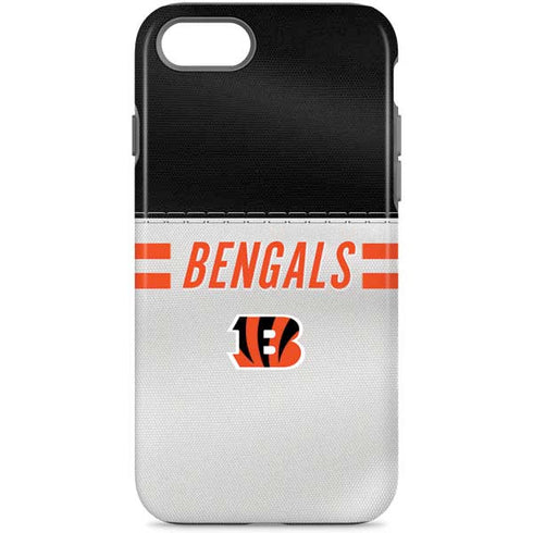 NFL Cincinnati Bengals White Striped iPhone 7 Pro Case
