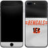 NFL Cincinnati Bengals White Striped iPhone 8 Plus Skin