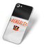 NFL Cincinnati Bengals White Striped iPhone 8 Skin