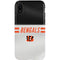NFL Cincinnati Bengals White Striped iPhone XR Pro Case