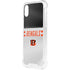 NFL Cincinnati Bengals White Striped iPhone XS Clear Case