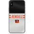 NFL Cincinnati Bengals White Striped iPhone XS Max Skin